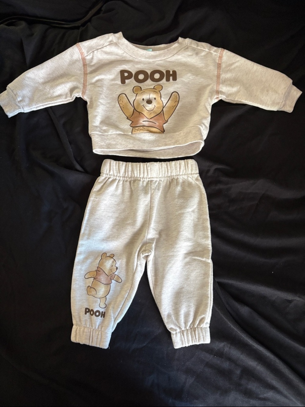 Disney Kids Matching Set Pooh Beige Brown